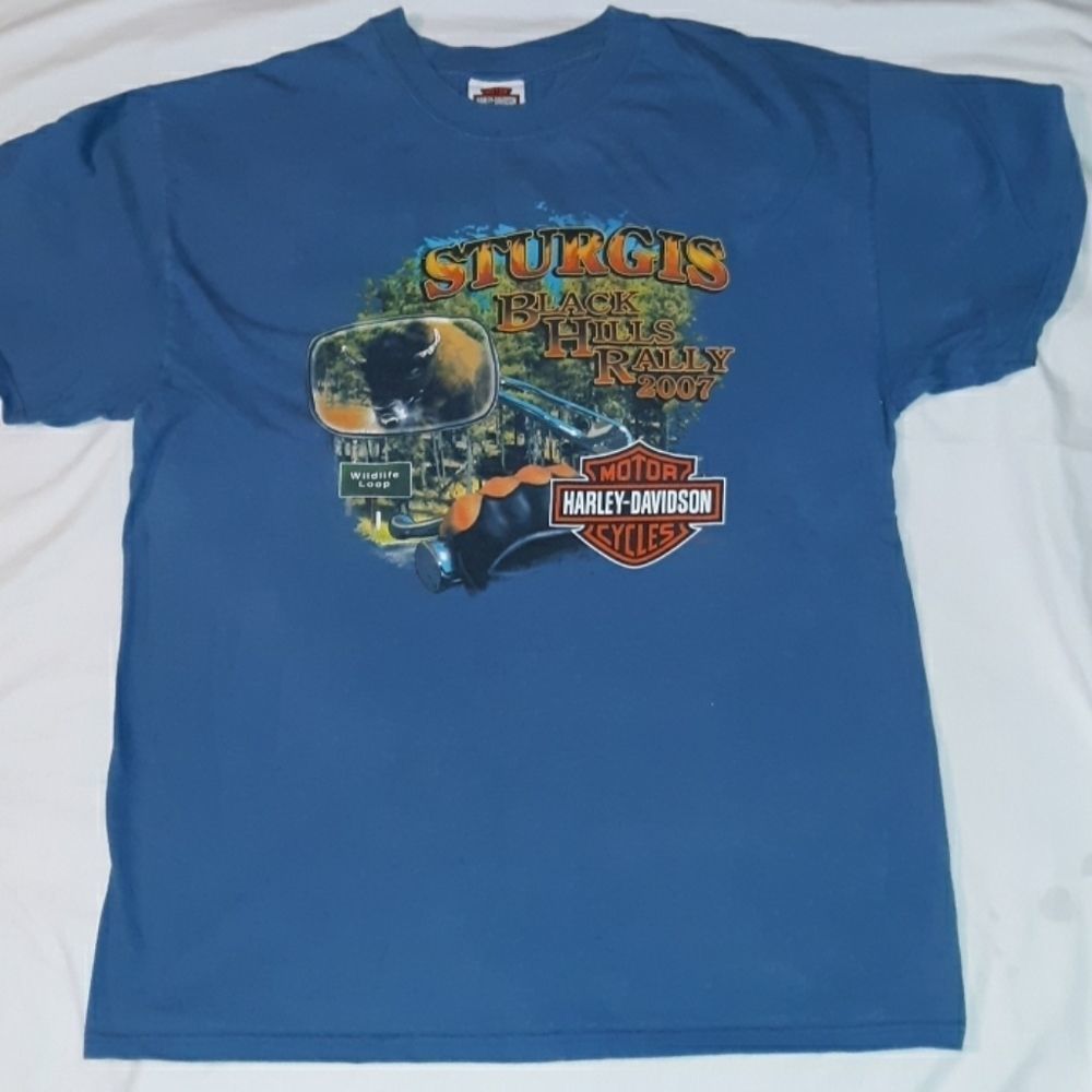 2007 Harley Davidson Sturgis‎ Rally T-Shirt Large
